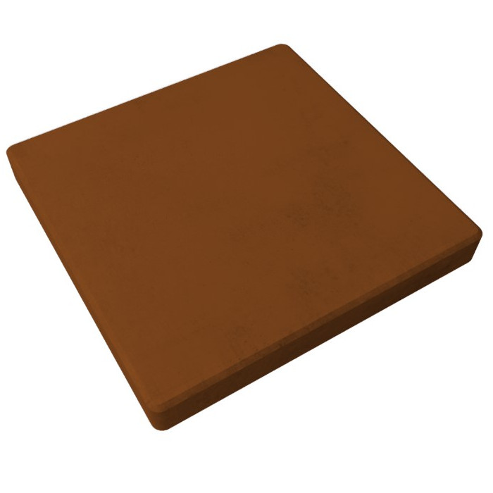 Квадратная тротуарная плитка 300х300х40 Коричневый